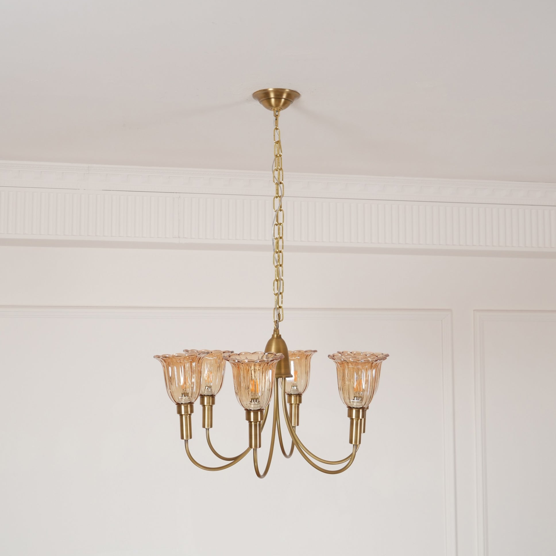 Columbia Brass Chandelier D505