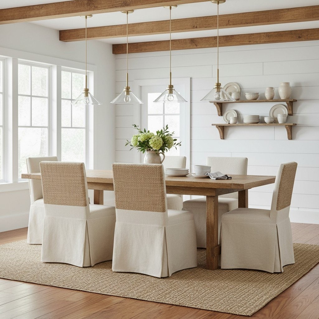 Aurenza Round Pendant Light – Timeless Farmhouse Style for Any Interior K1139