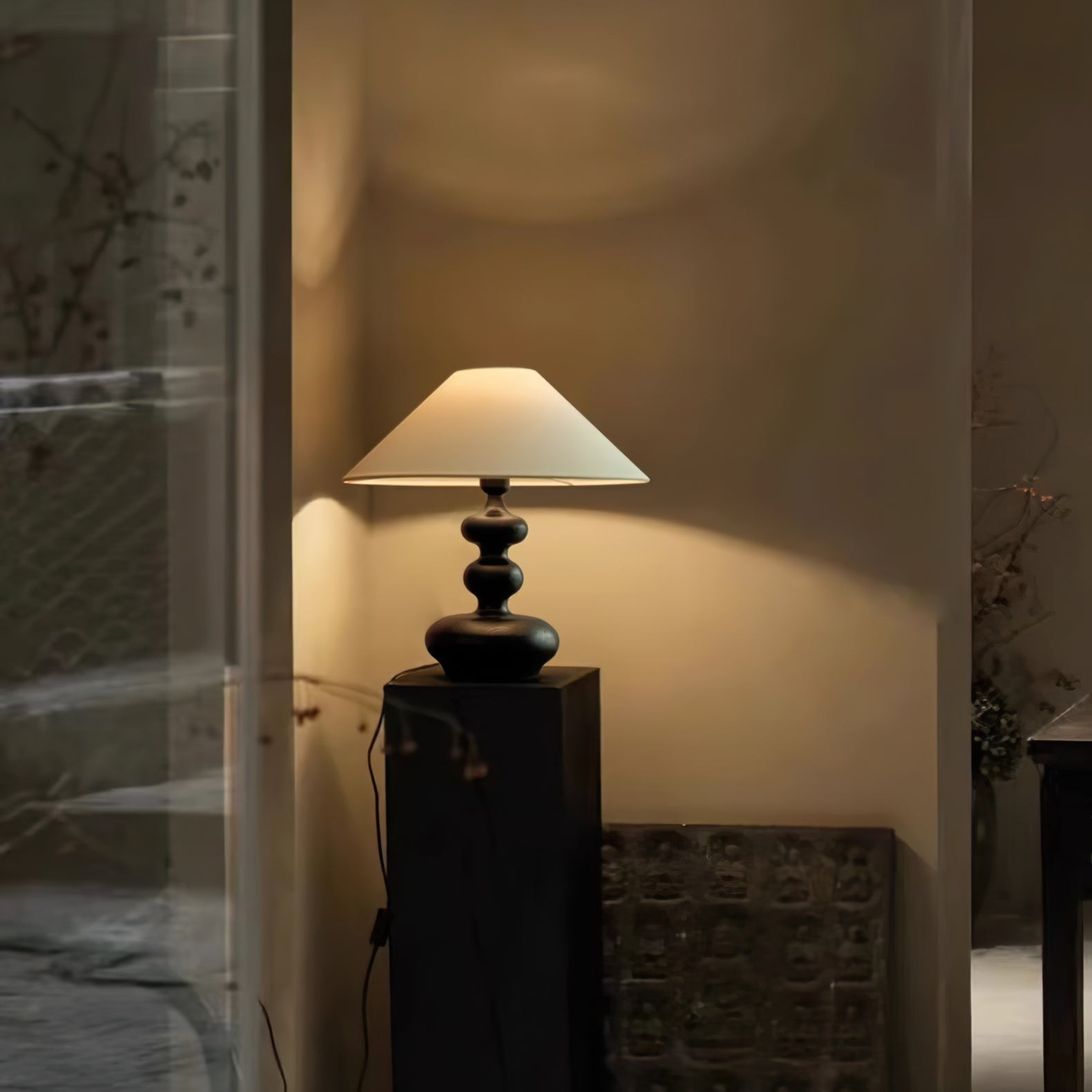 Nordic Retro Solid Wood Table Lamp K340