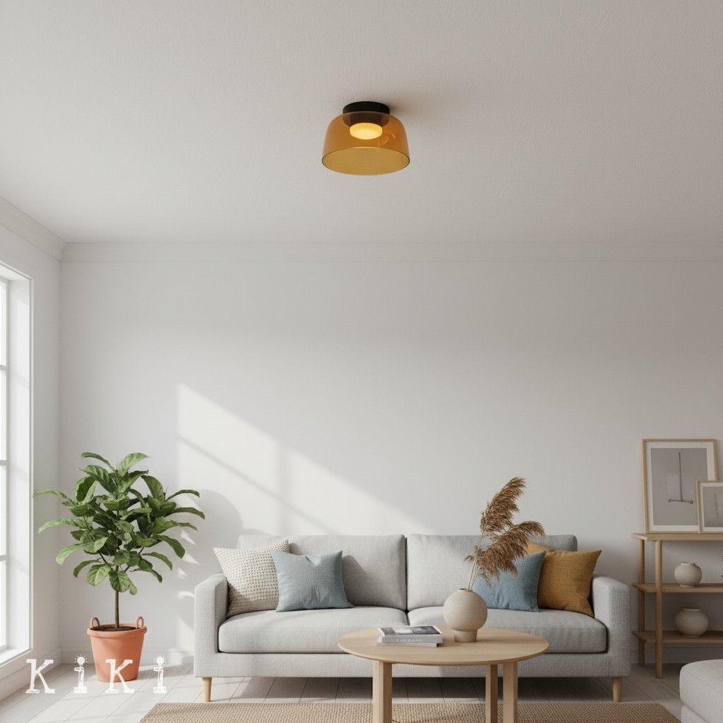 Celestial Scandinavian Glass Ceiling Lamp - Stylish Levels Ceiling Light for Room K2162