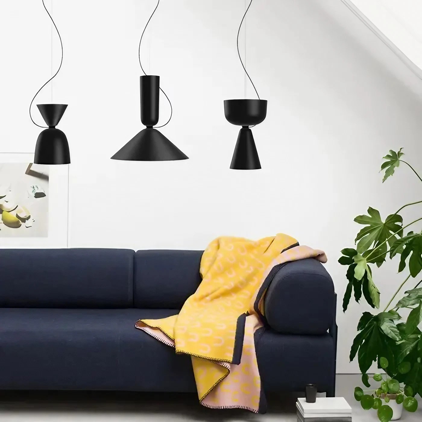 Macaron Design Alphabeta Metal Pendant Light K73