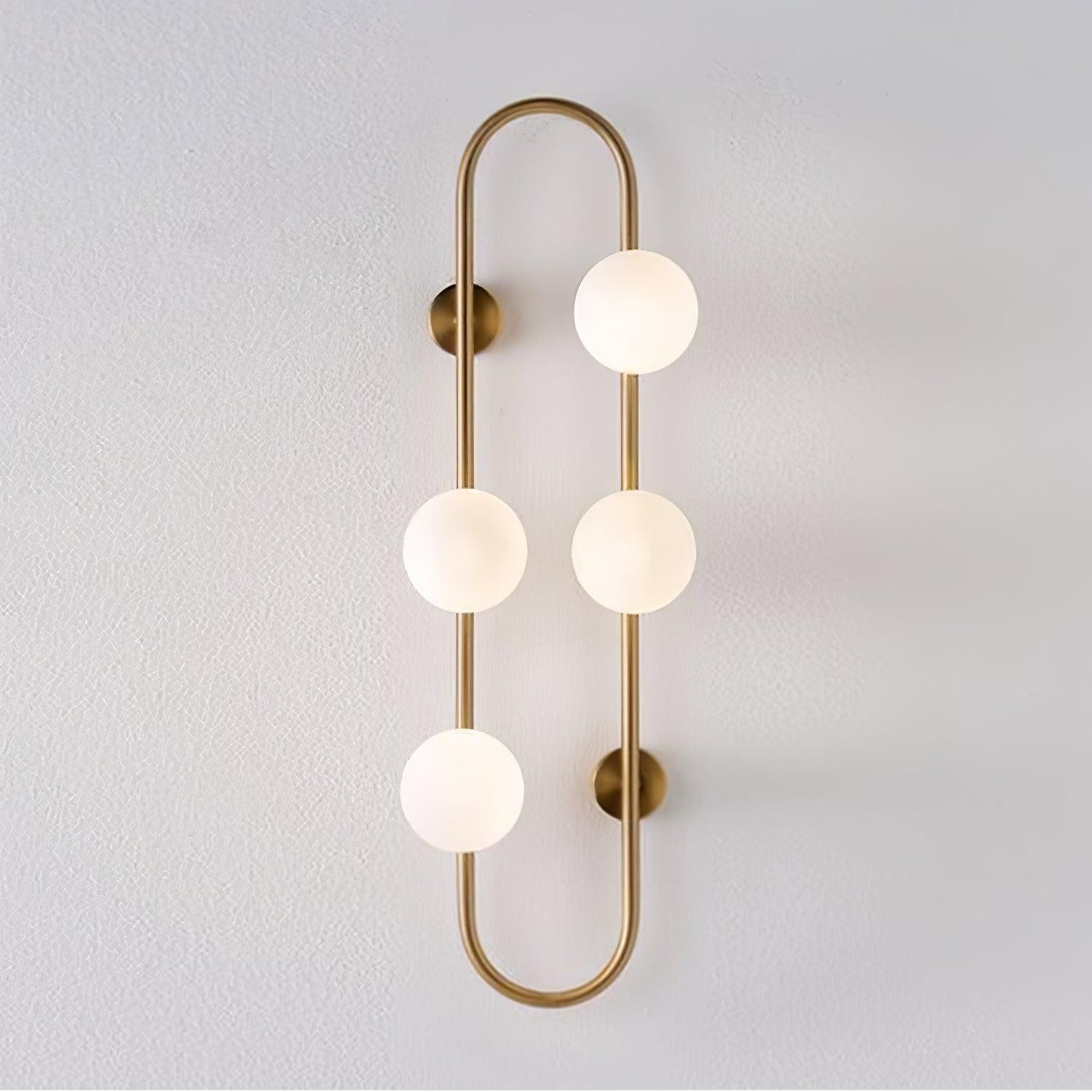 Nordic Modern Geometric Glass Globe Wall Lamp K283