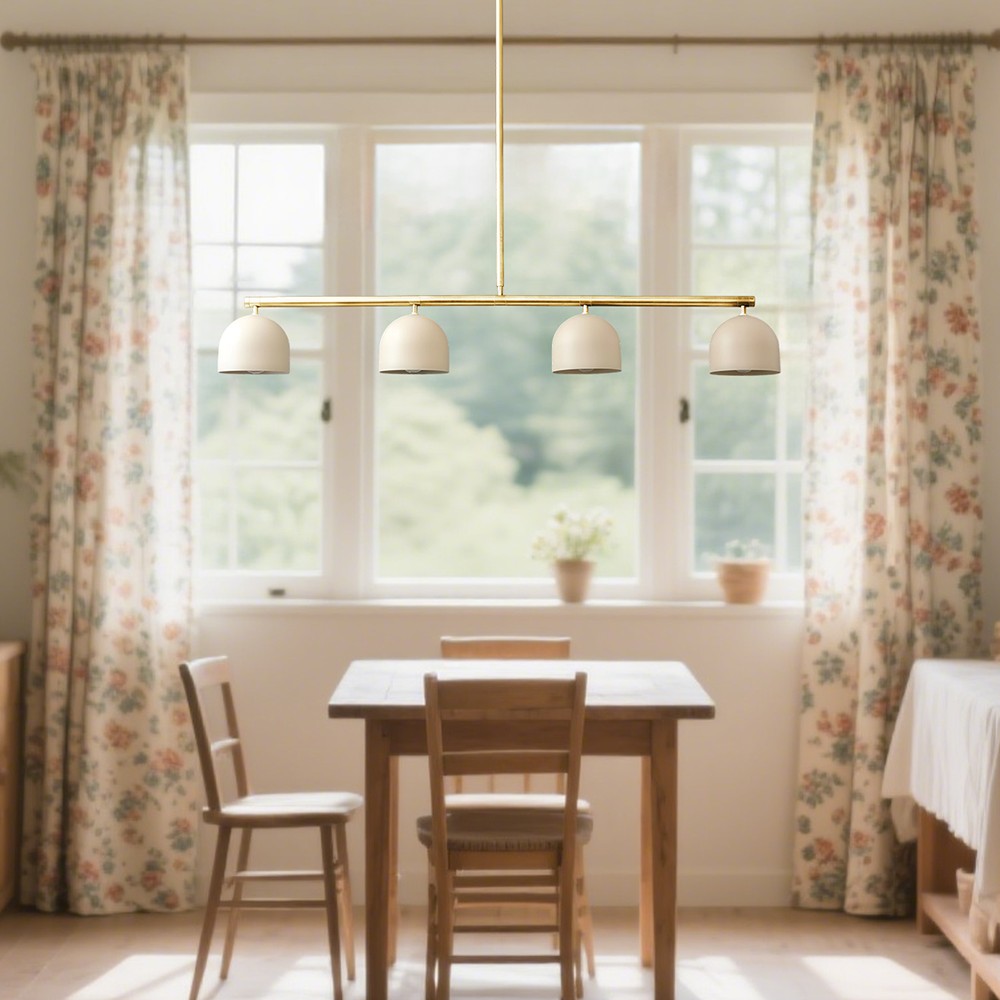 Modern Strip 4-Light Chandelier For Kitchen Island K899