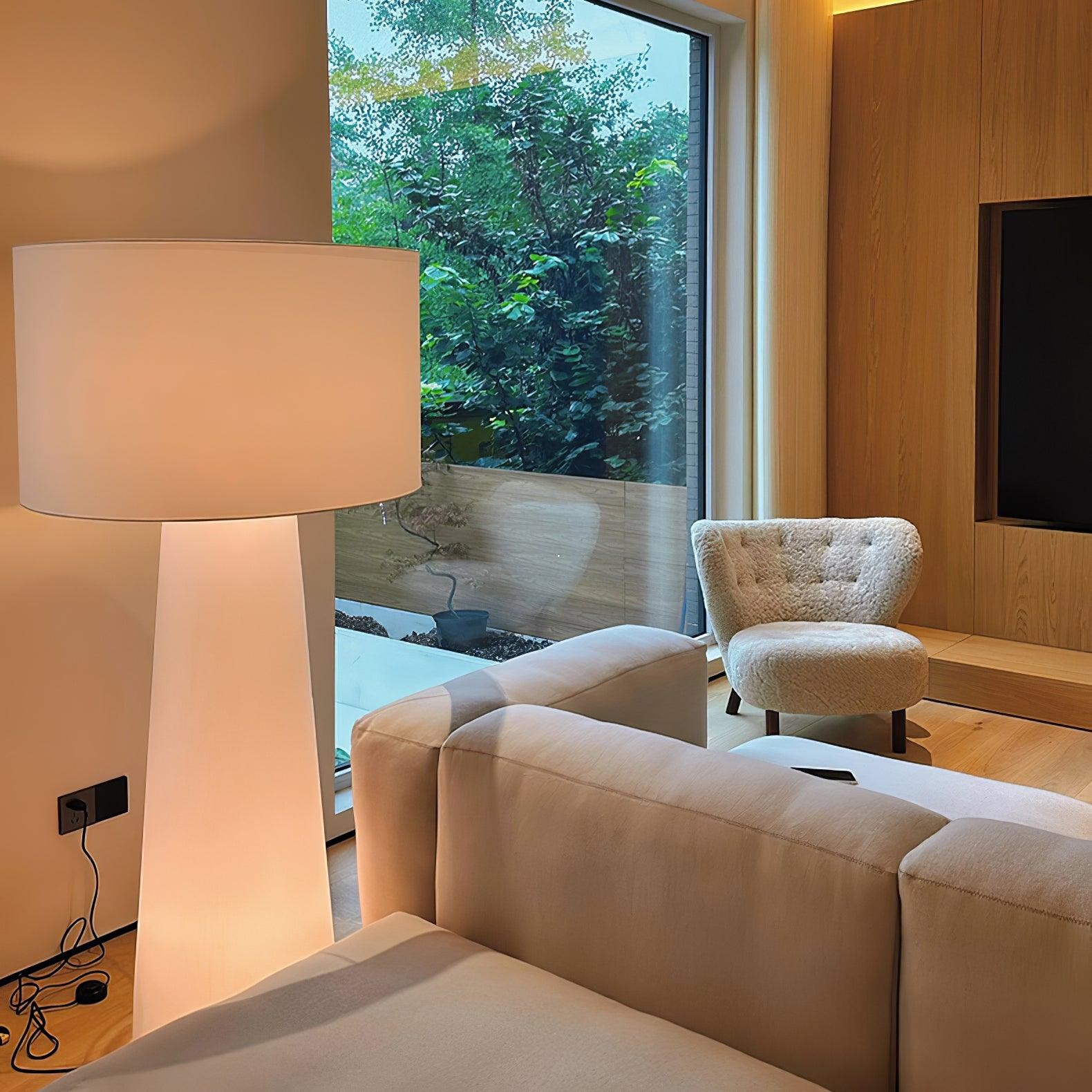 Column Fabric Floor Lamp Suitable For Living Room K328