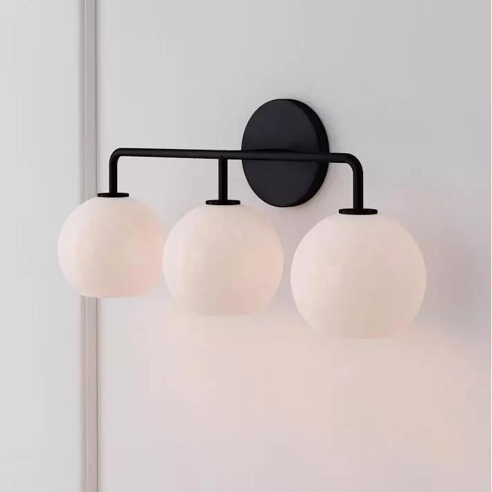 Selvion Artistic Globe Sconce Light - Handcrafted Glass Sculptural Wall Fixture K1158