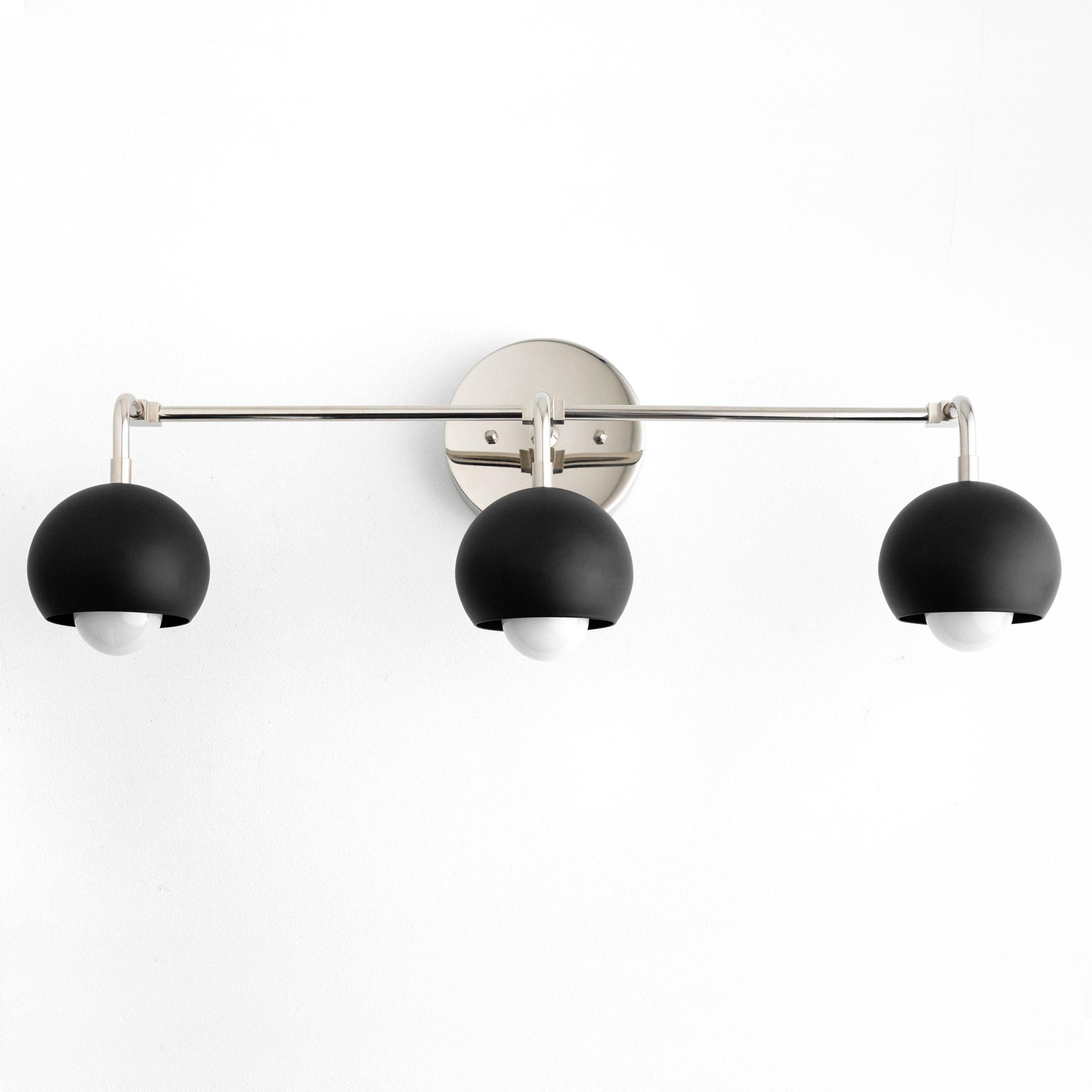 Metio Dome Decorative Vanity Light - Classic Orb Shade Bathroom Wall Lamp K1451
