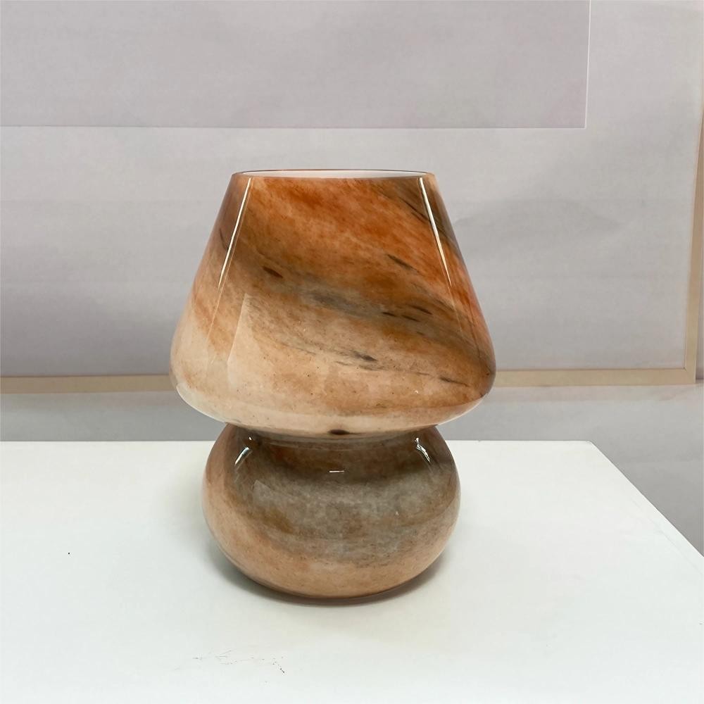 Decorative Handmade Glass Mushroom Table Lamp K53