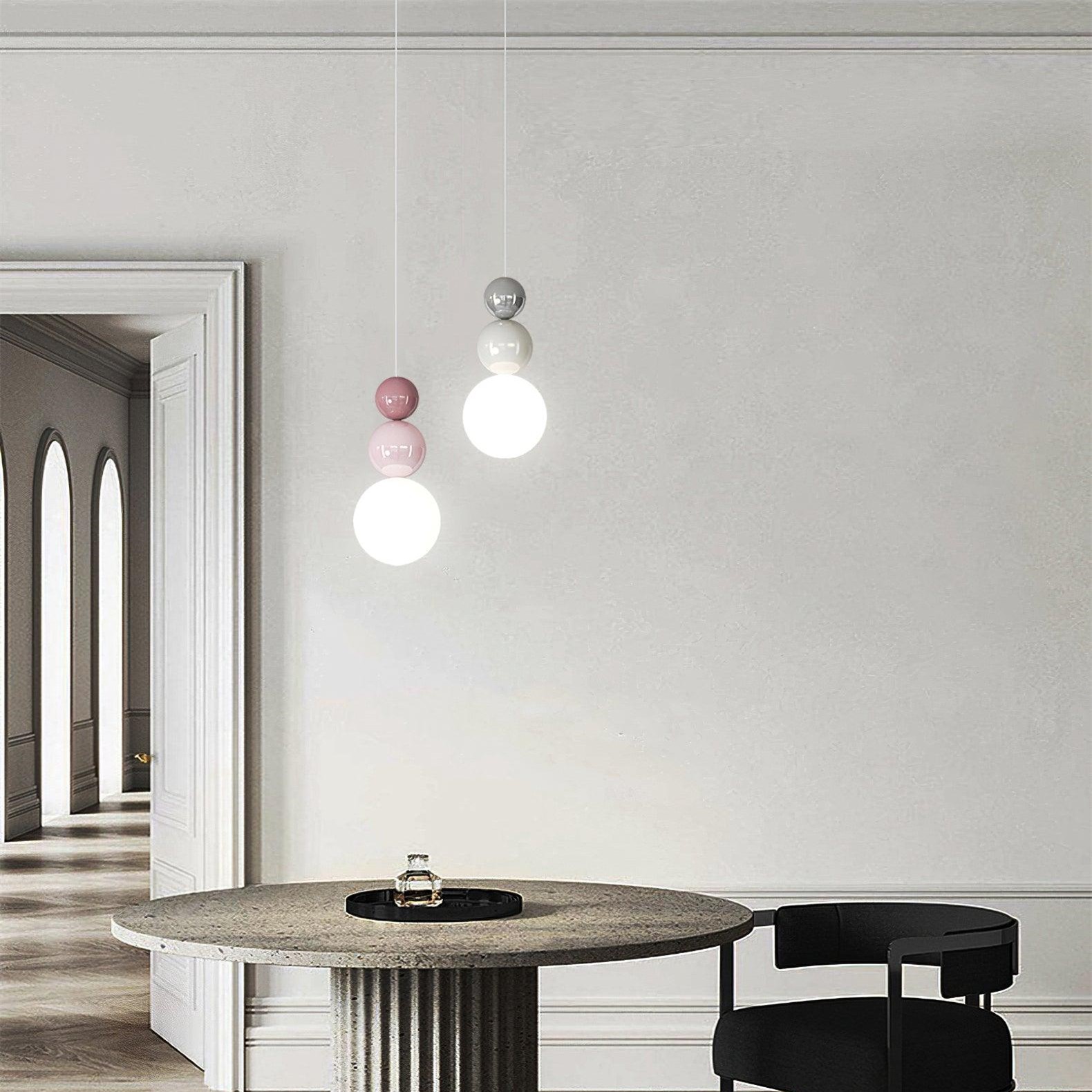 Modern Nordic Acrylic Multi Ball Pendant Light K155
