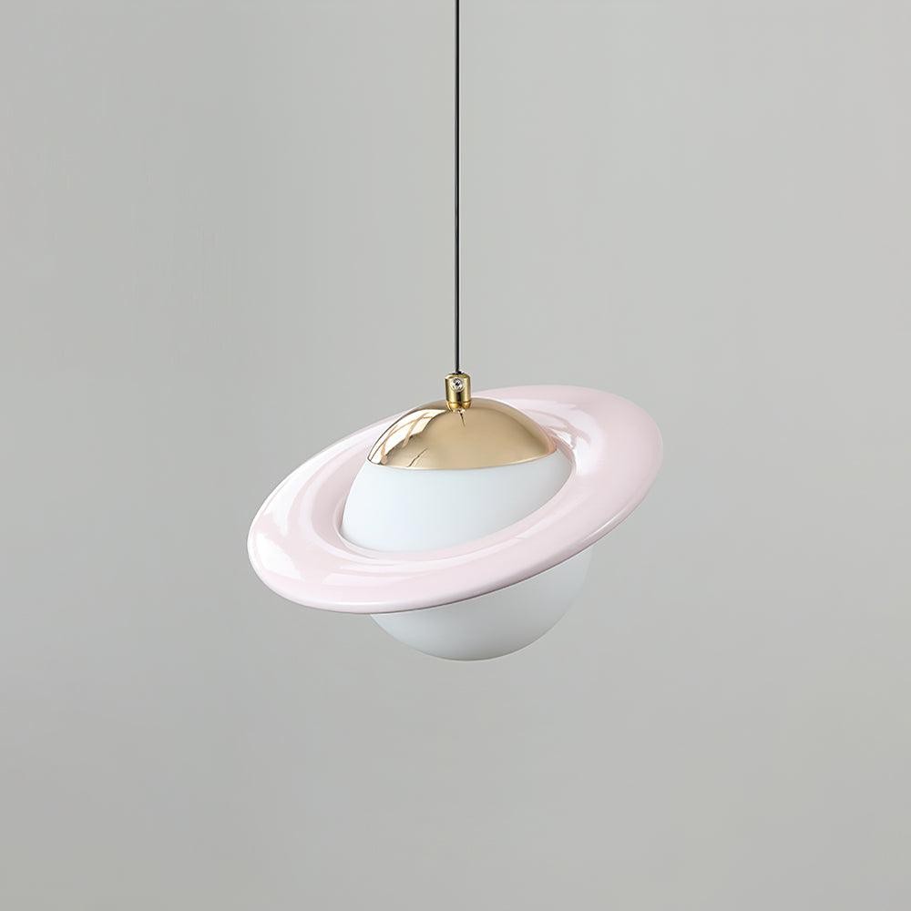 Romantic Saturn Planet Pendant Lamp for Bedroom K656