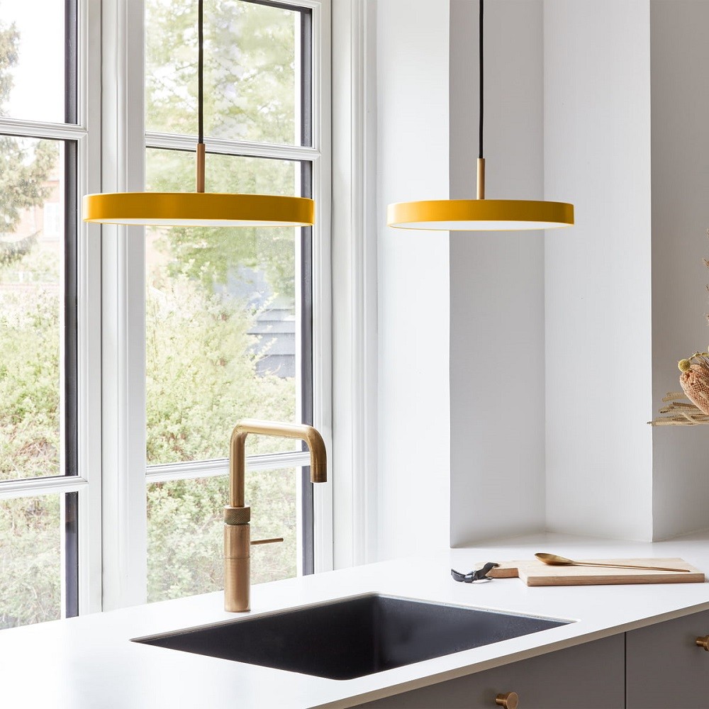 Asteria Pendant Light – Sleek Adjustable Pendant For Dining Area K1611
