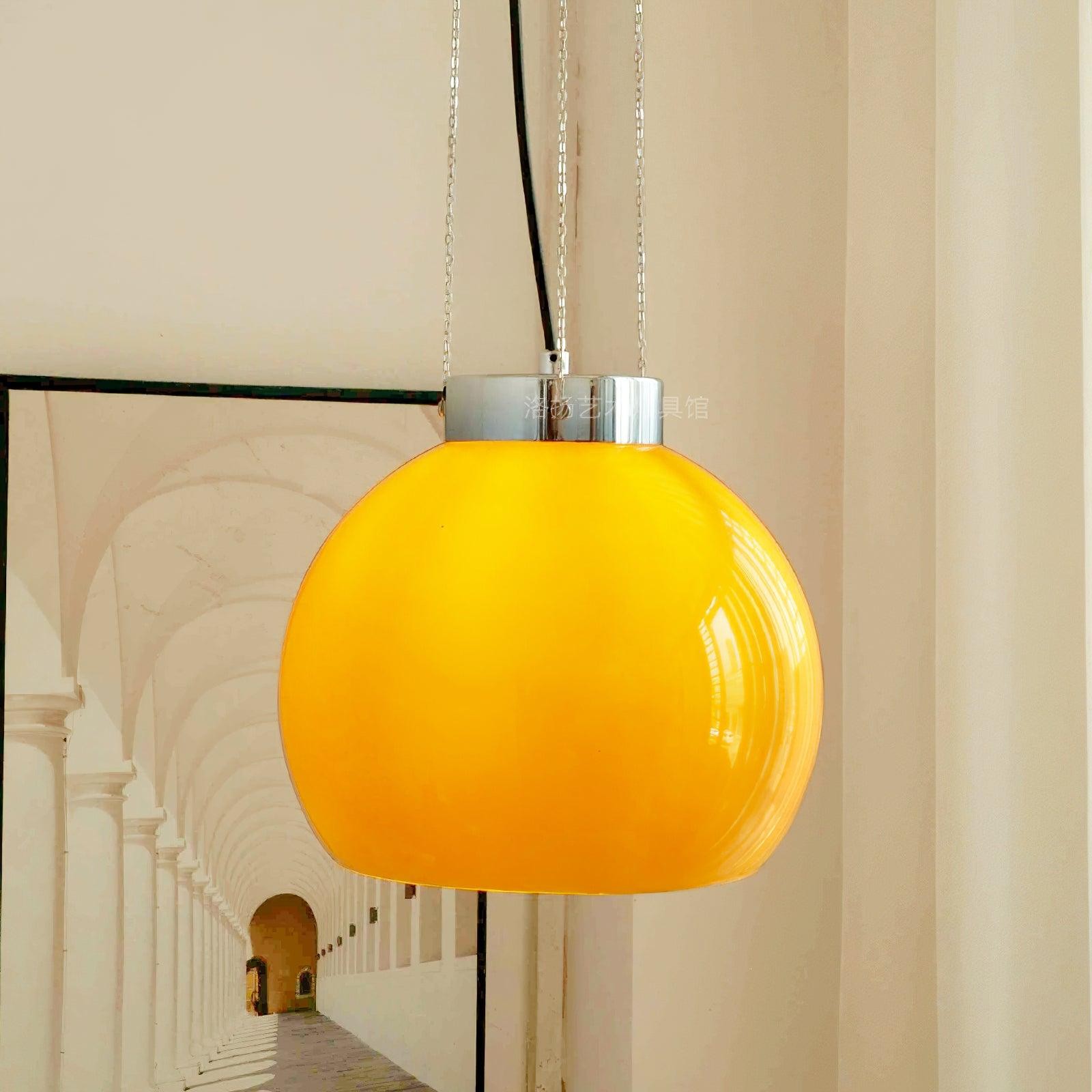 Vintage Bauhaus Creative Hemispherical Pendant Light K458