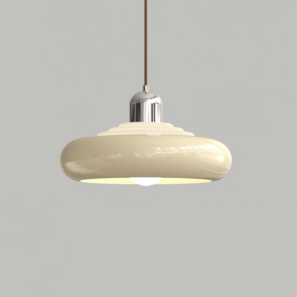 Multi-tiered Round Tower Cream Color Pendant Lamp K284