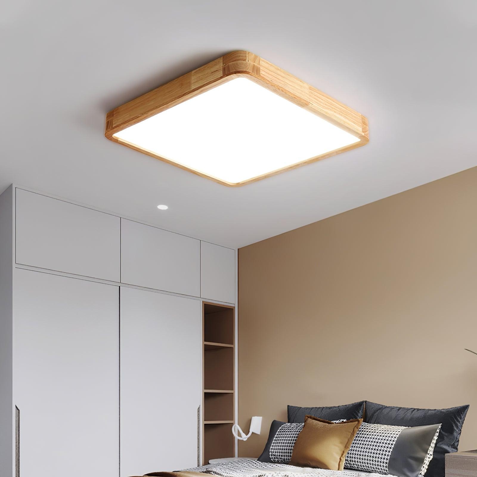 Wooden Geometric Ceiling Light K778