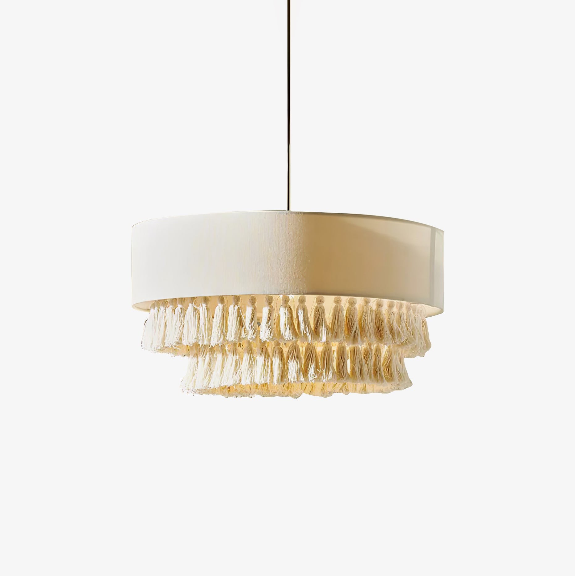 Bohemian Hemp Rope Tassel Chandelier K396