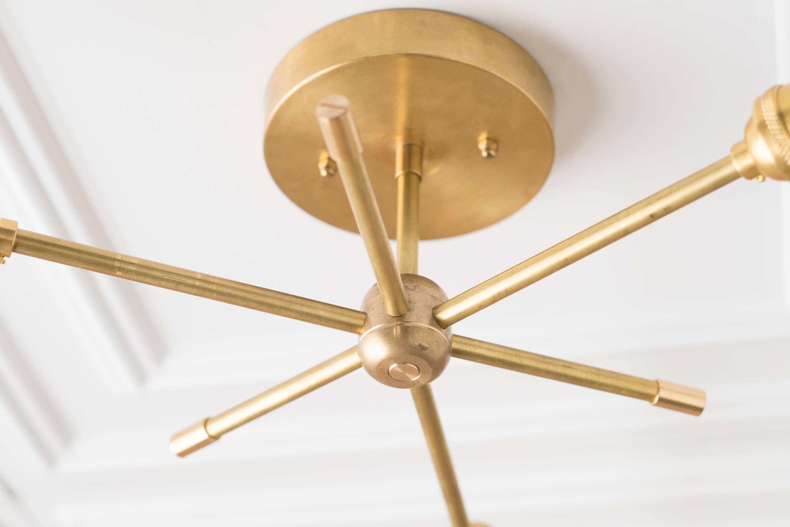 Mobilux Line Industrial Chandelier - Modern Ceiling Light Fixture for Home K1439