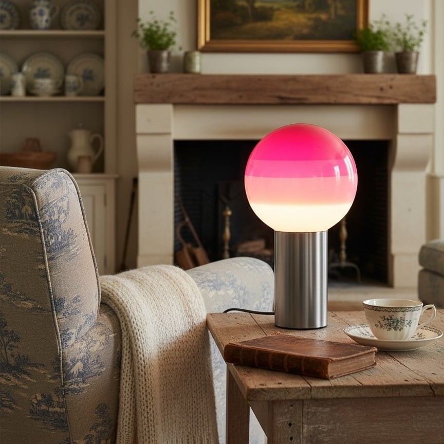 Tintelle Sculptural Glass Modern Table Lamp - Ambient Lighting for Living Room K2109