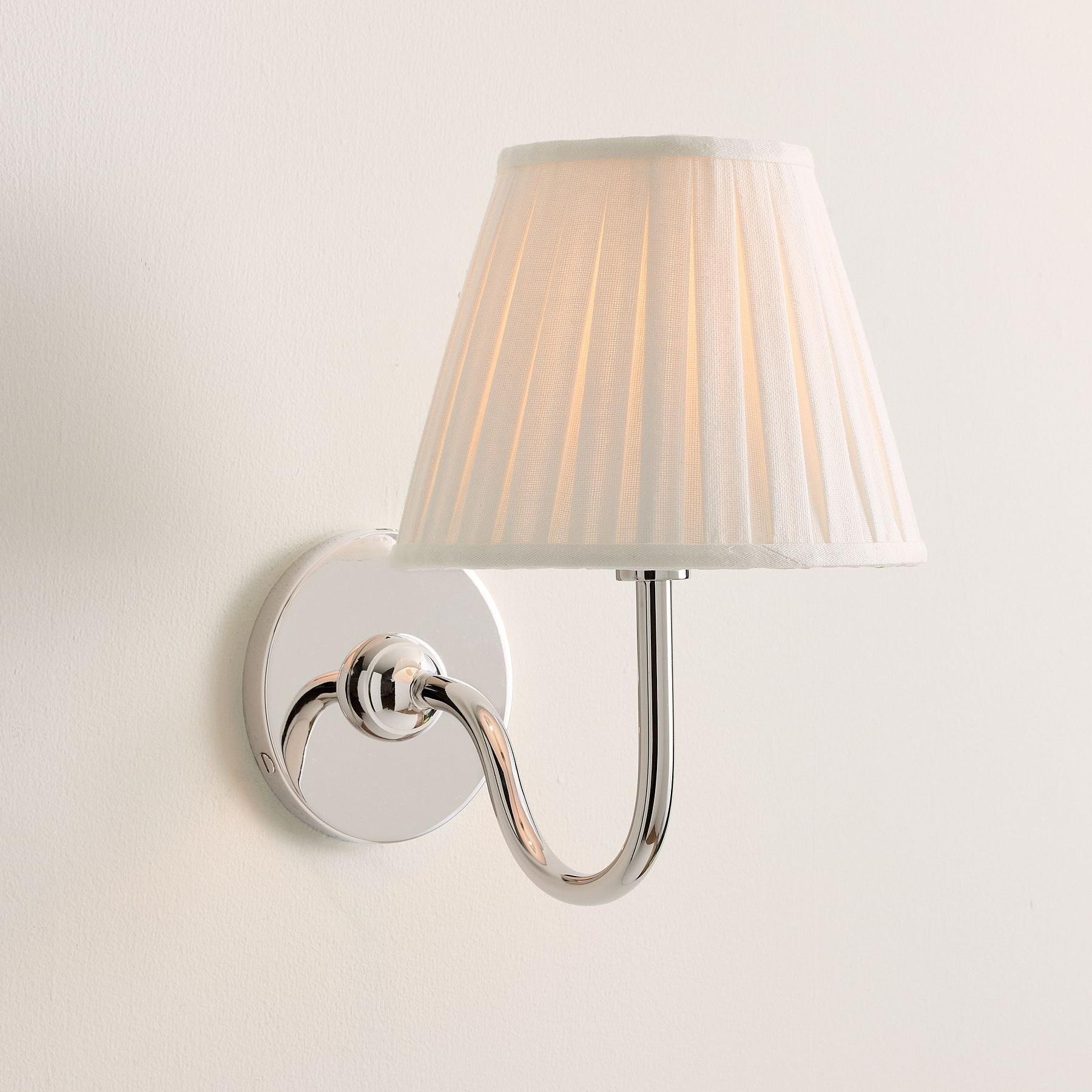 Luvora Pleated Fabric Shade Wall Sconce – Modern Classic Indoor Lighting K1306
