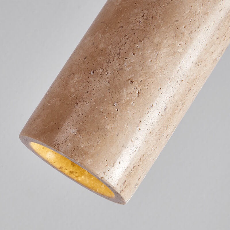 Wabi Sabi Solid Wood Stone Pendant Light K845