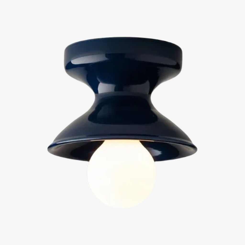 Dravin Bowl Ceramic Ceiling Light - Minimalist Colorful Ceiling Lamp for Kitchen K2351