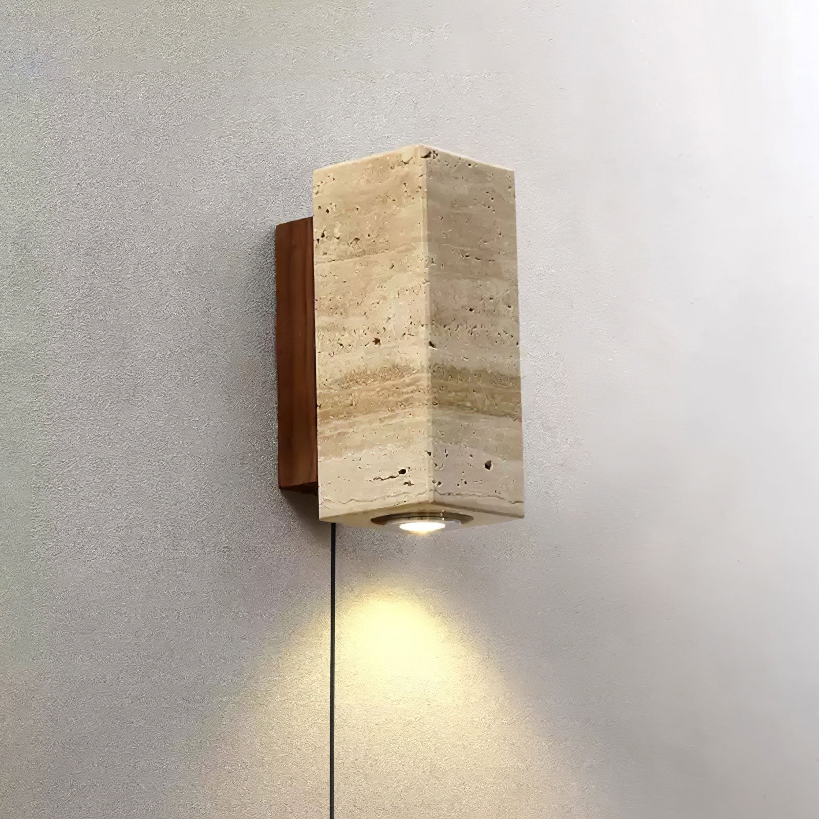 Vintage Marble Travertine Wall Lamp K264