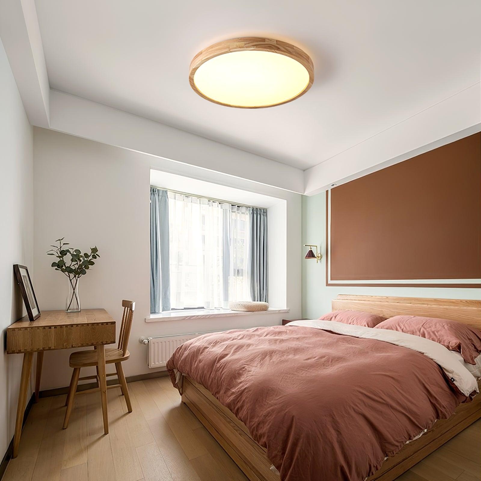 Wooden Geometric Ceiling Light K778