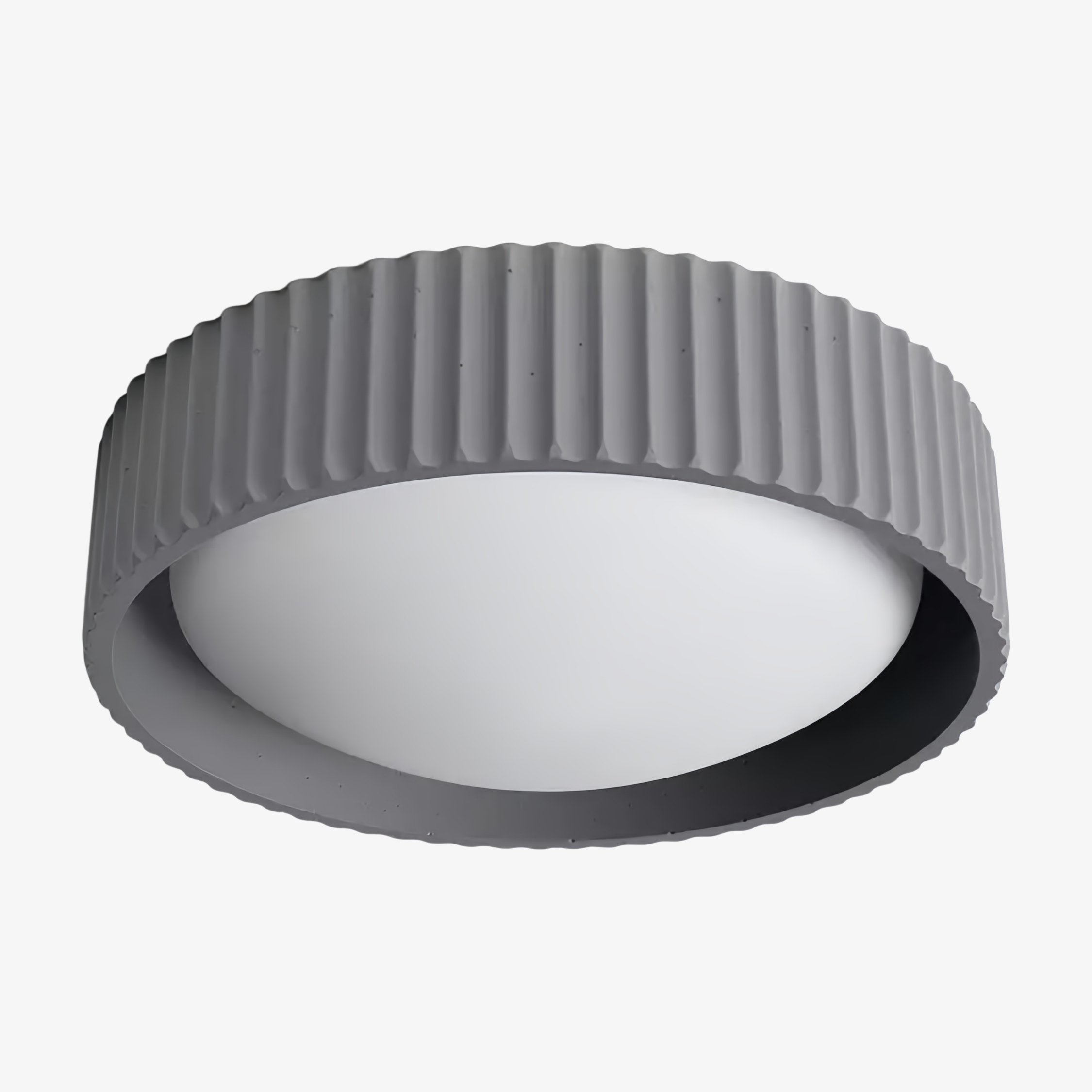 Acrion Modern Round Acrylic Flush Mount Ceiling Lamp - Minimalist Fixture for Living Room K2348
