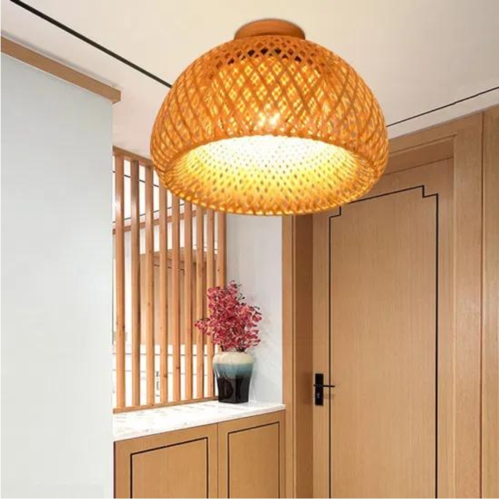 The Luminous Refuge Bamboo Ceiling Light D869