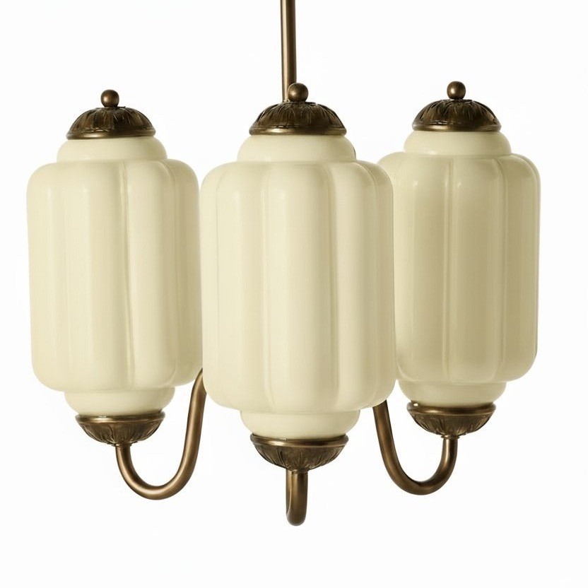 3 Lights Eloise Glass Chandelier for Living Room K947