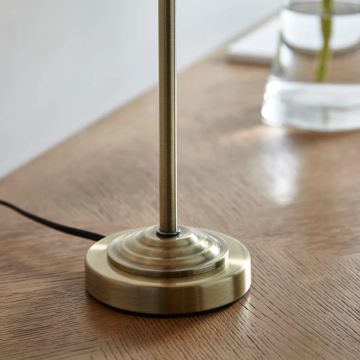 Tela 1‑Light and 3‑Light Table Lamp - Modern Linen & Metal for Living Room K1814