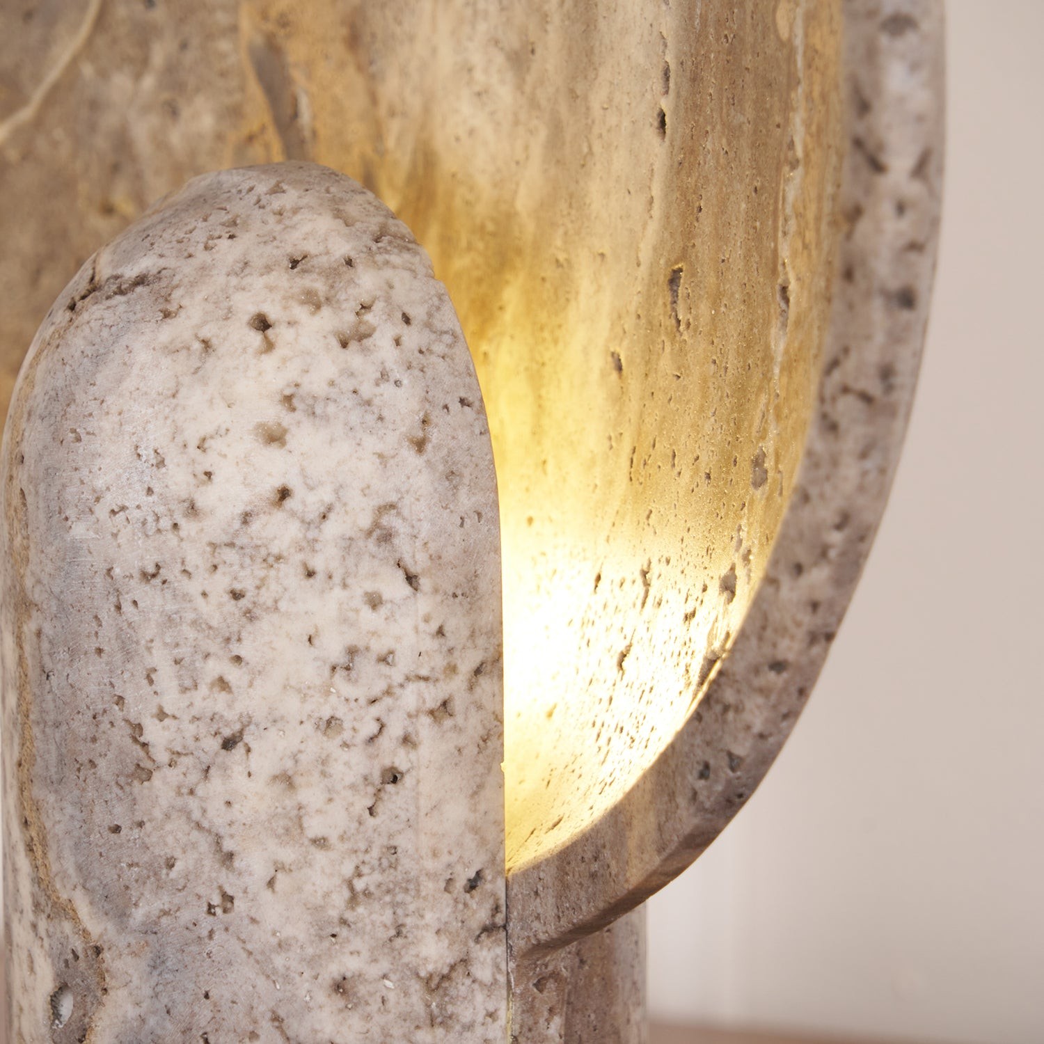 Wabi-sabi Style Eclipse Stone Table Lamp K831
