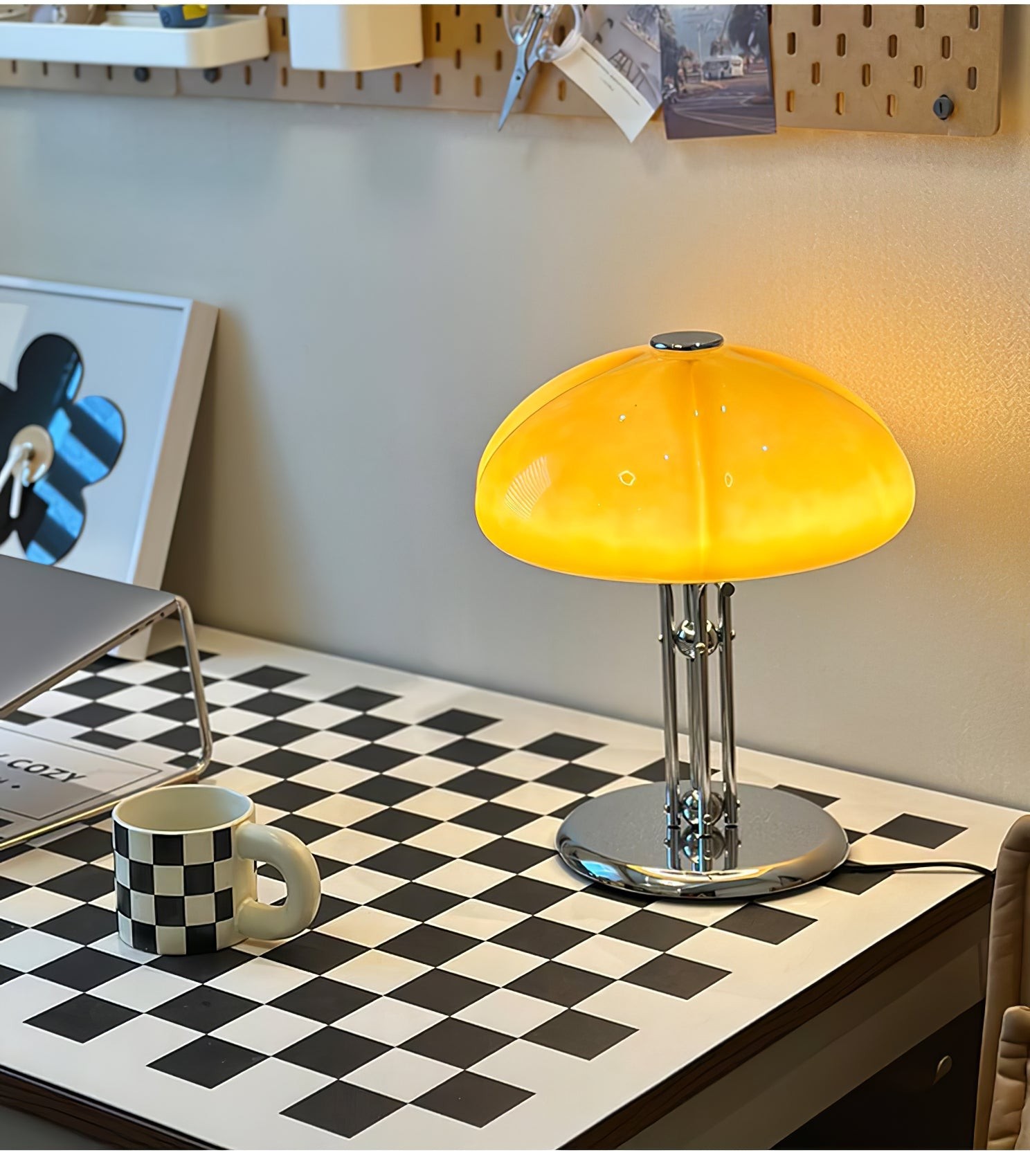 Modern Creative Vintage Mushroom Bauhaus Glass Table Lamp K749
