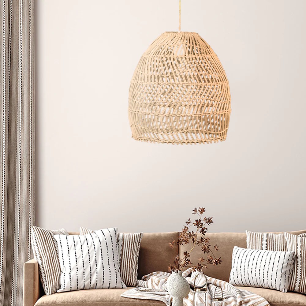 Wicker Rattan Handmade Pendant Lamp