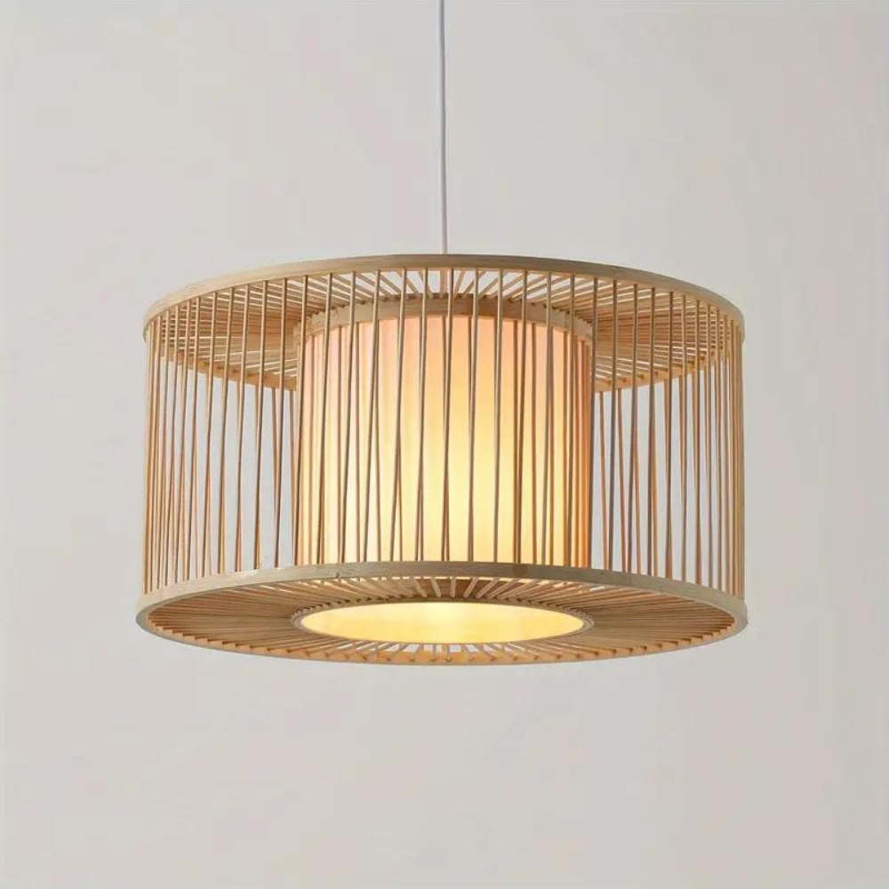 Night Butterfly Bamboo Pendant Light D900