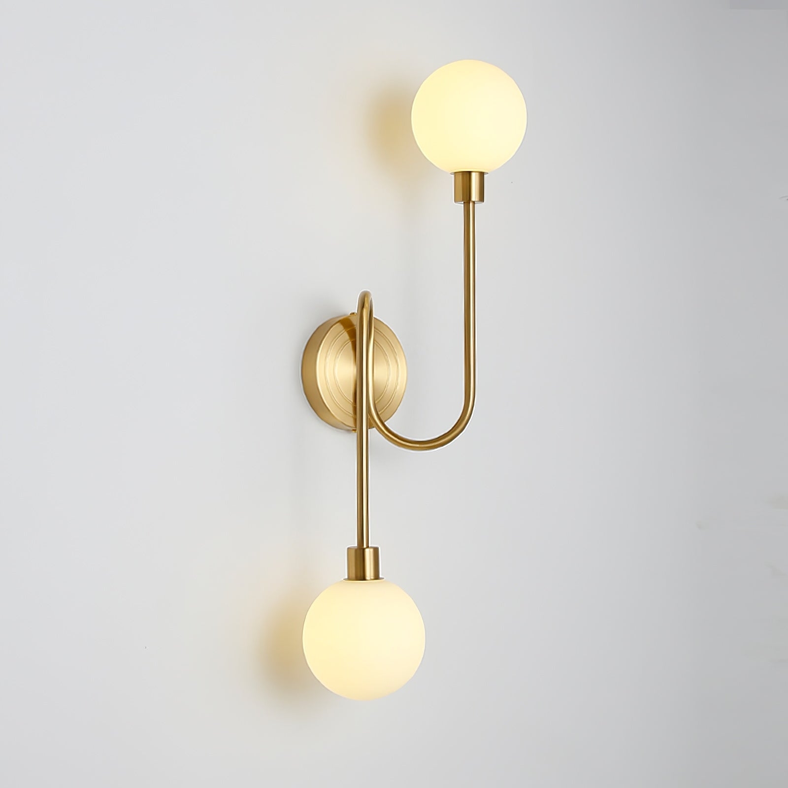 Holten Brass Armed Sconce D409