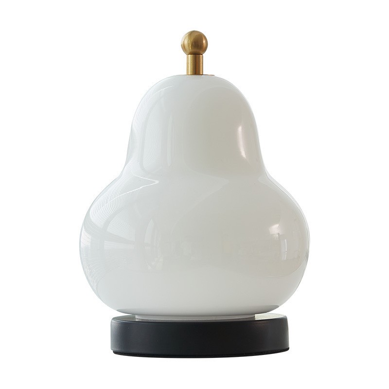 Pear Touch Glass Table Lamp For Bedroom