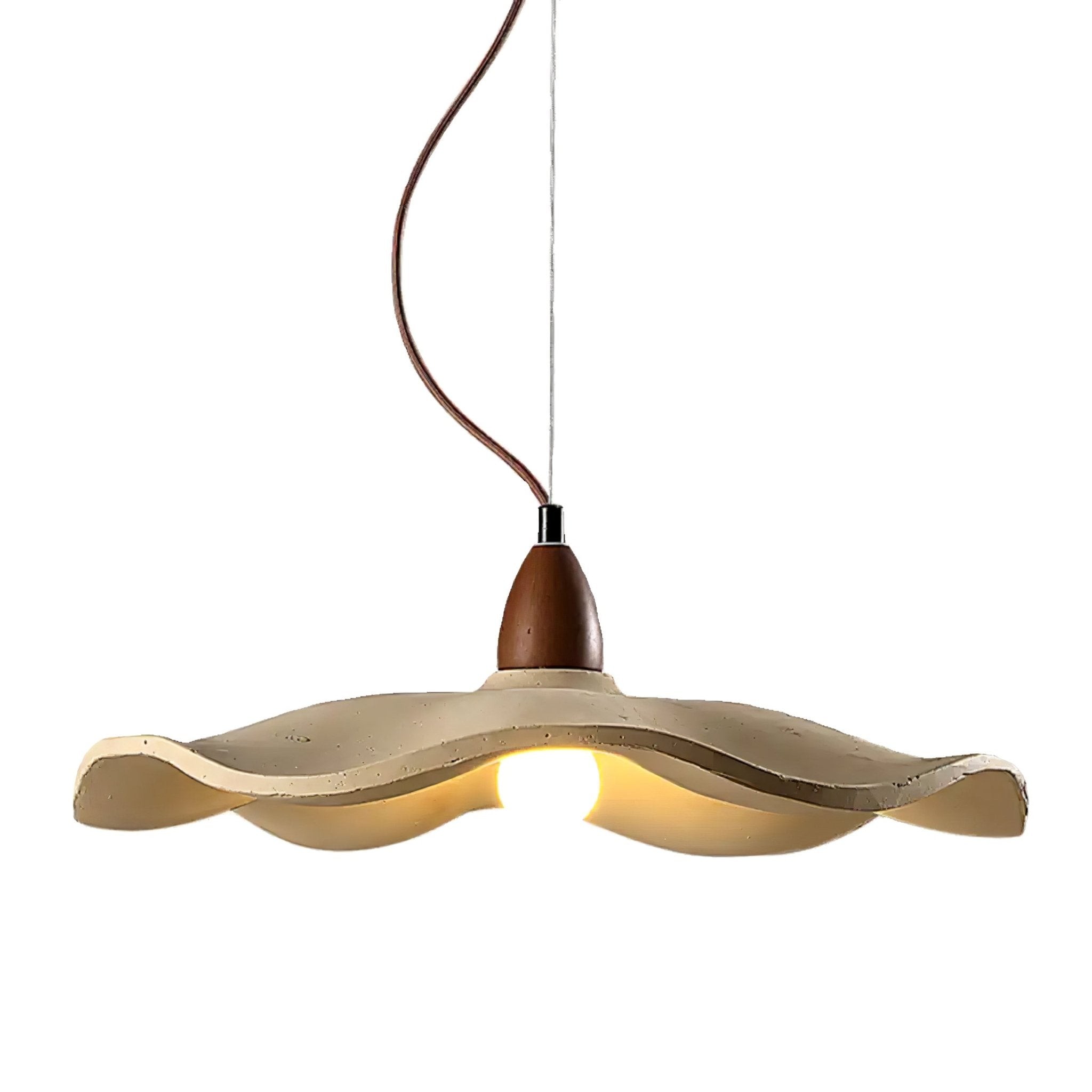Japanese Wabi-Sabi Style Cement Wave Pendant Lamp K309