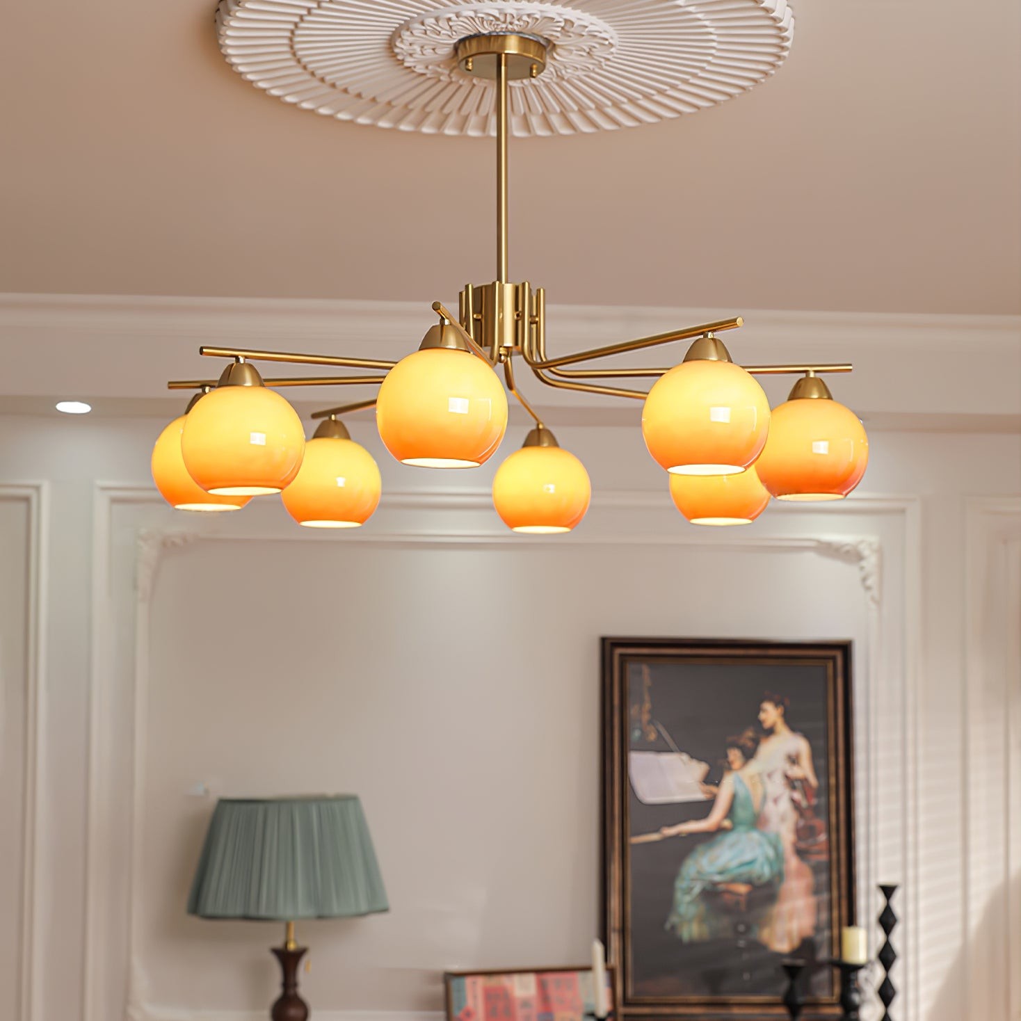 Creative Caramel Spherical Pendant Lamp K293