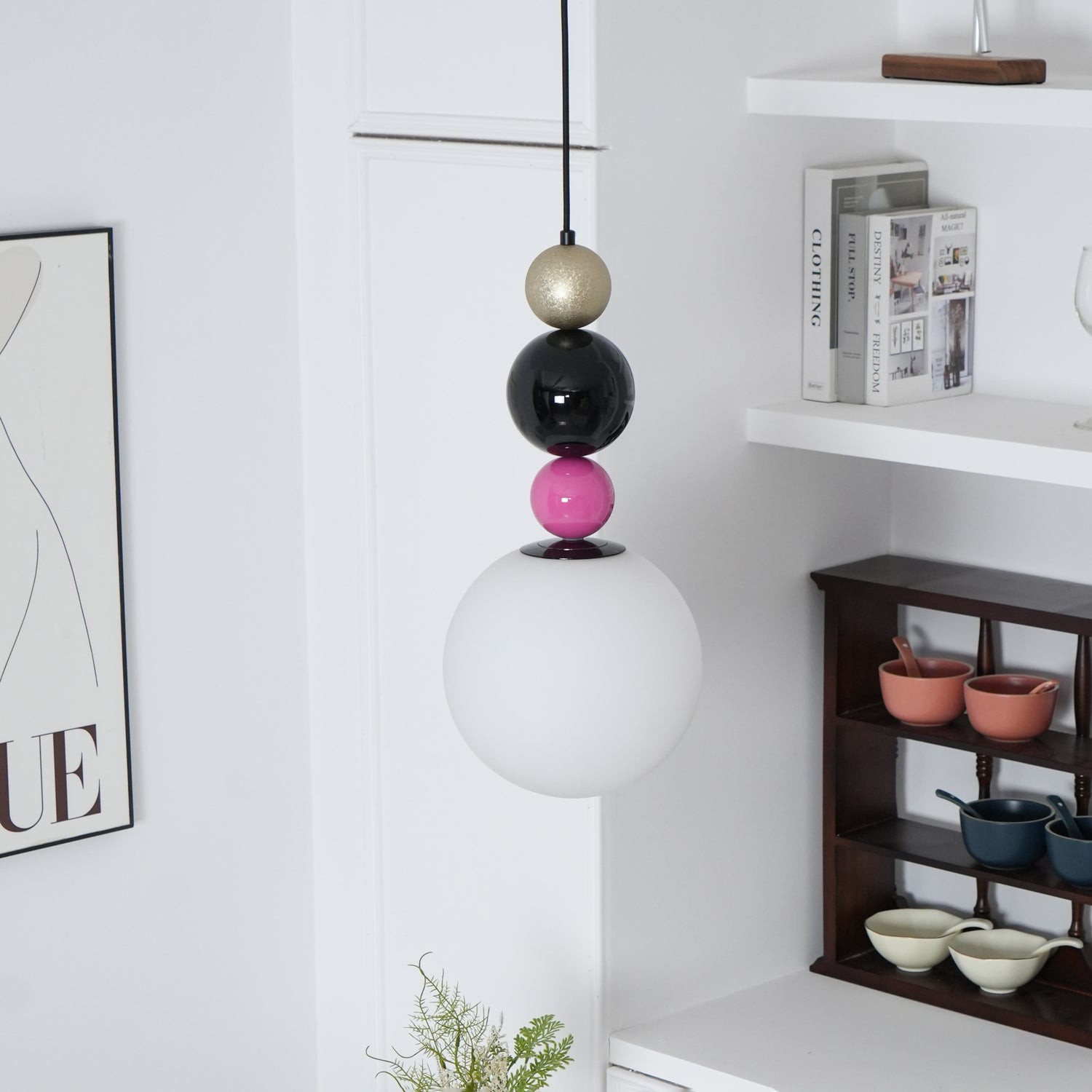 Modern Gourd Ball Pendant Lamp K682