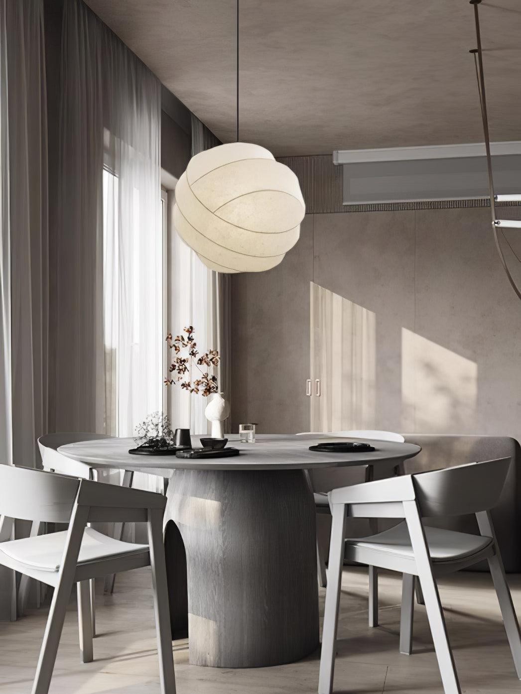 Wabi-Sabi Style Fiber Cocoon Pendant Lamp K732