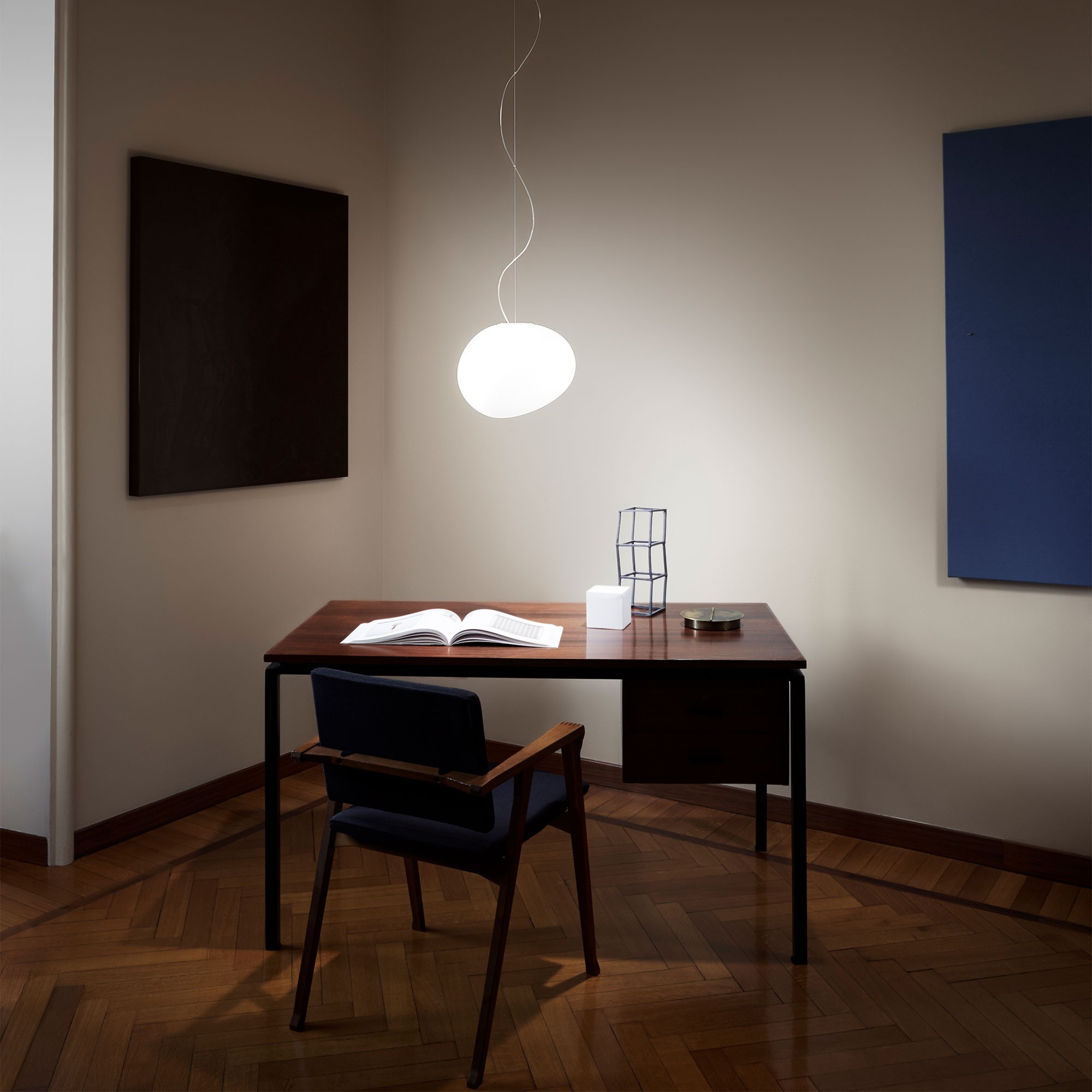 Pebble Shape Pendant Light - Nordic Glass Pendant light for Dining Room K797