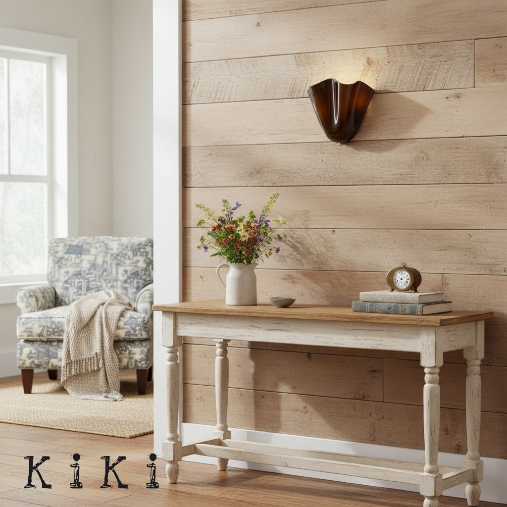 Bellina Retro Fluted Glass Wall Sconce - Mid-century Modern Vera Wall Lamp for Hallway K891