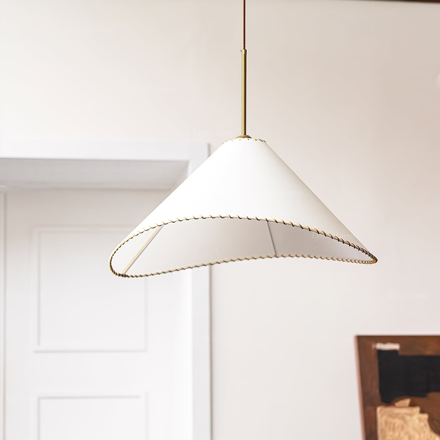 Twisted Shade Fabric Pendant Lamp K733