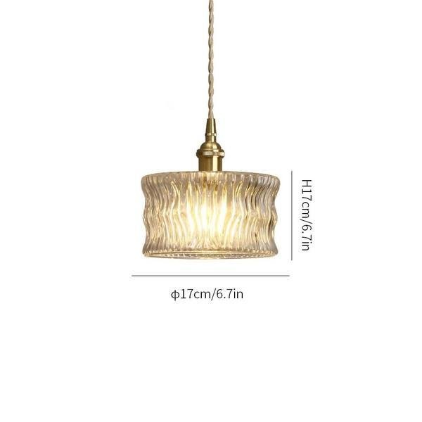 Clear glass pendant lights series