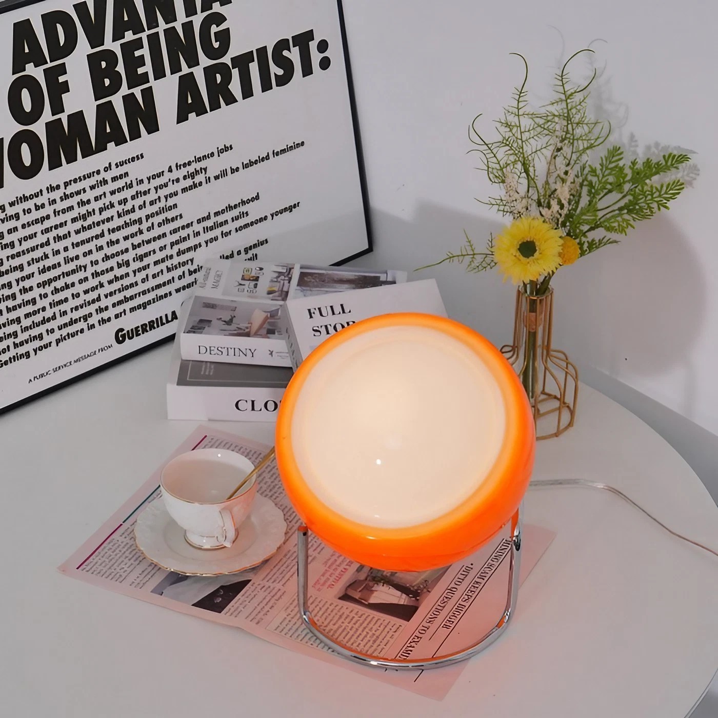 Bauhaus Egg Design Decorative Table Lamp K81