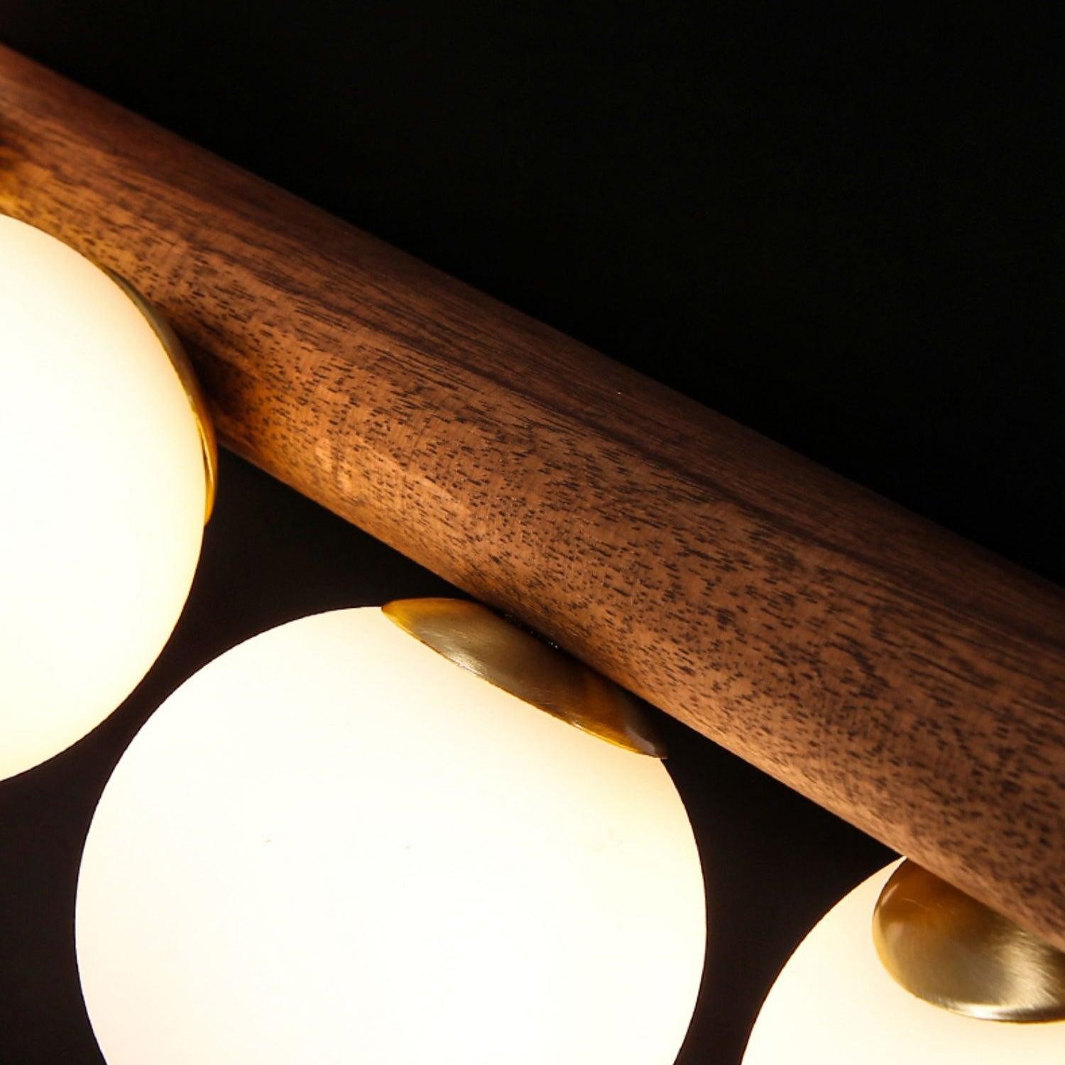Modern Walnut Simple Chandelier K522