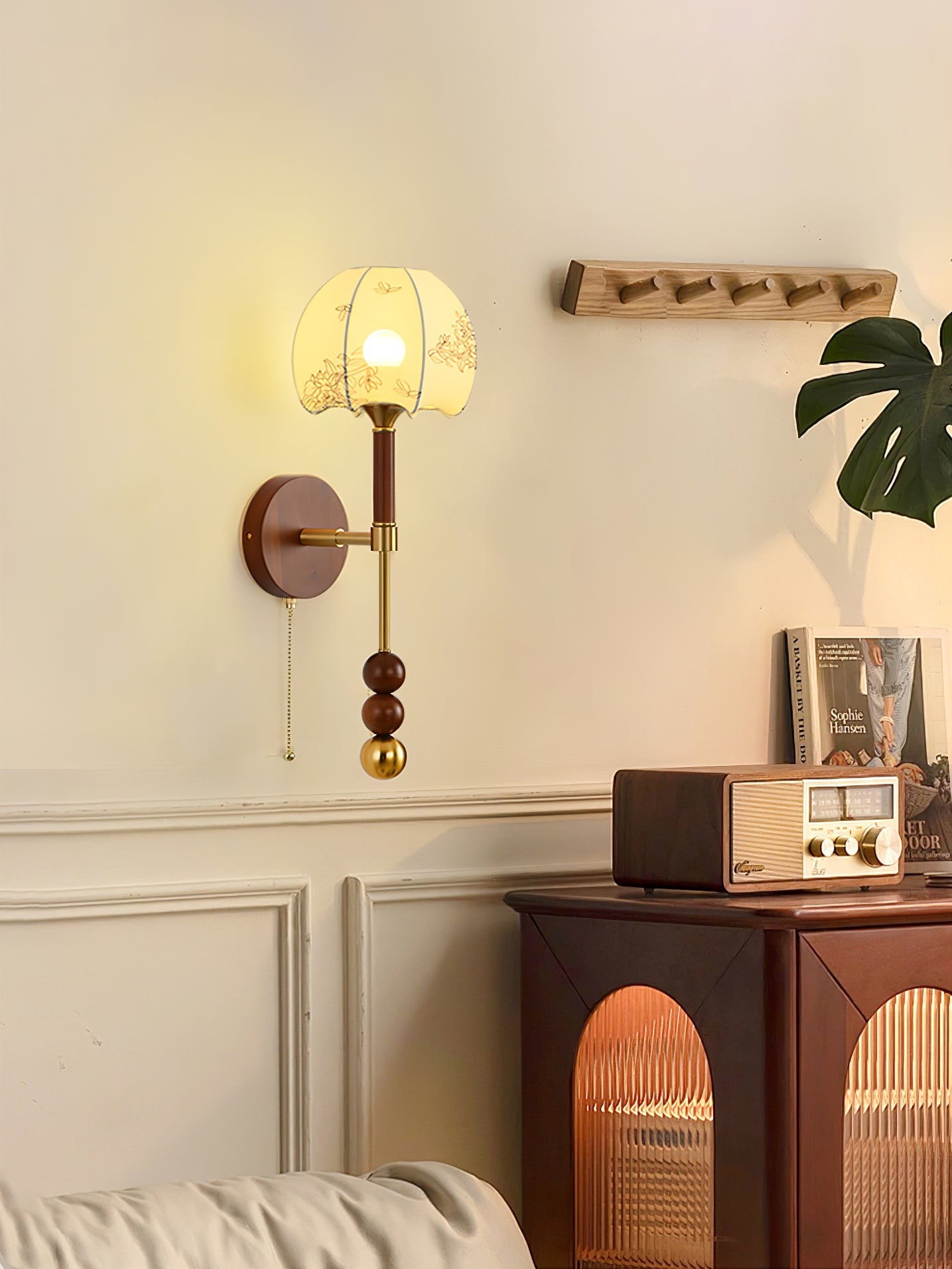 Retro Solid Wood Series Wall Lamp K638