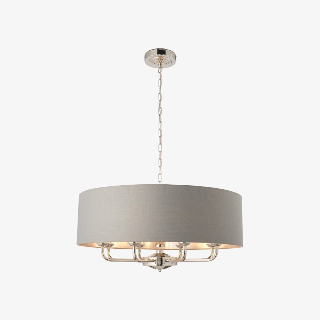 Tela Fabric Shade Pendant Style - Timeless Pendant Light for Dining Table K2216