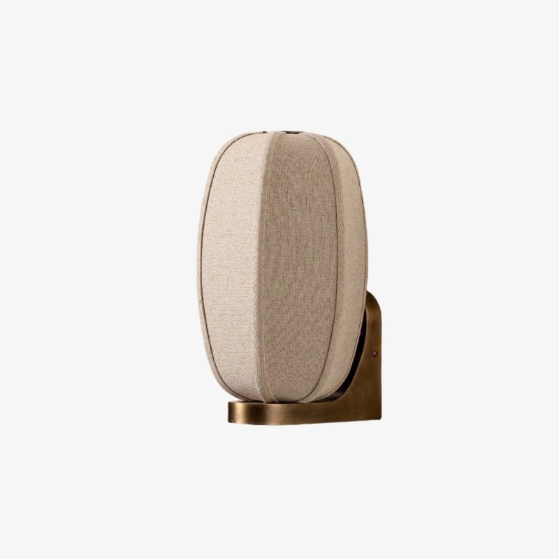 Loomis Elegant Linen Wall Sconce - Art Deco Inspired Wall Light for Living Room Bedroom K2212