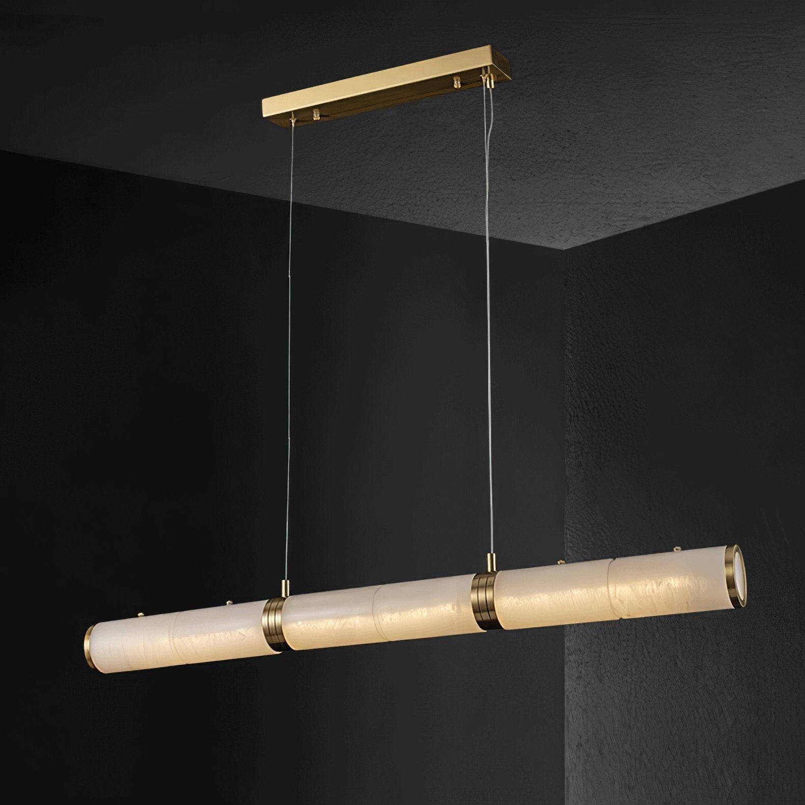 Luxurious Alabaster Beam Pendant Light K224