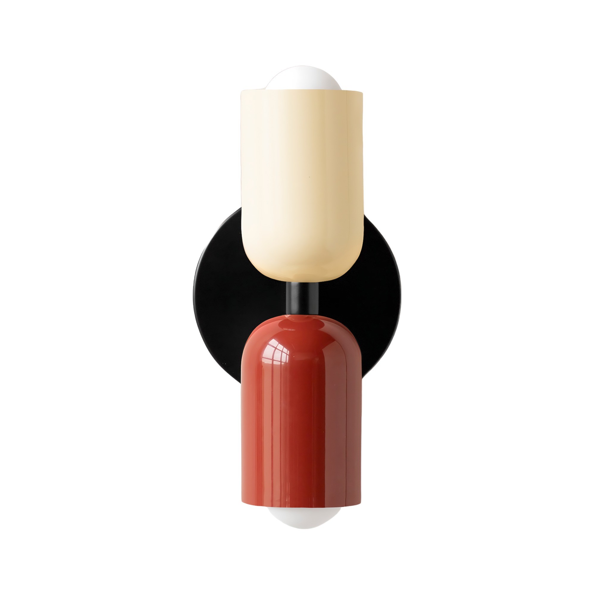 Elegant Up Down Wall Sconce - Bauhaus Double Heads Wall Light for Bedroom and Lounge